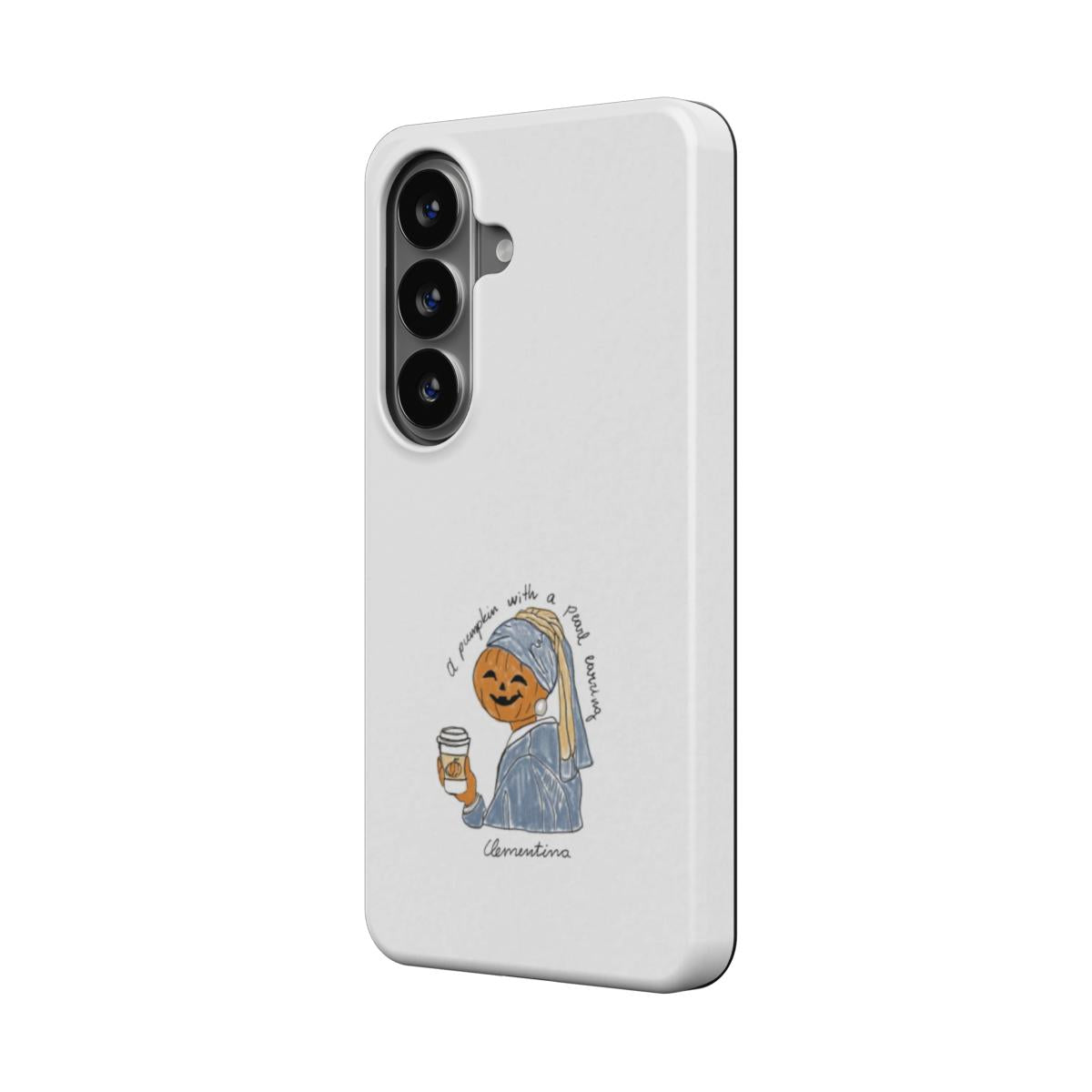 A Pumpkin with a Pearl Earring Magnetic Tough Phone Case