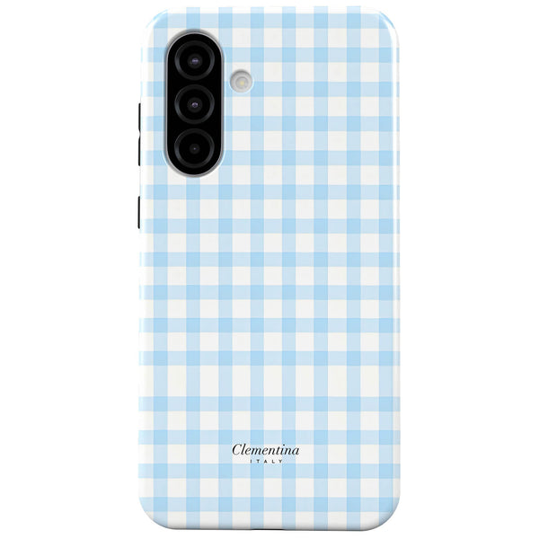 Baby Blue Gingham Tough Case