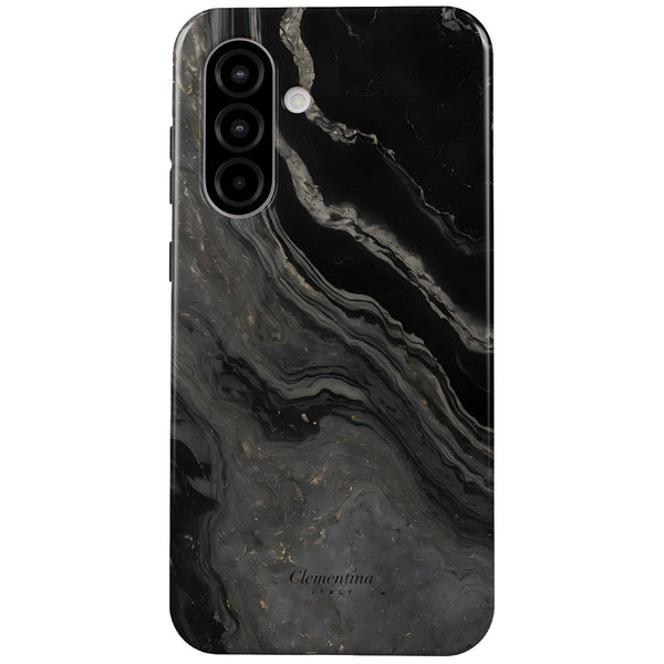 Black Marble Tough Case