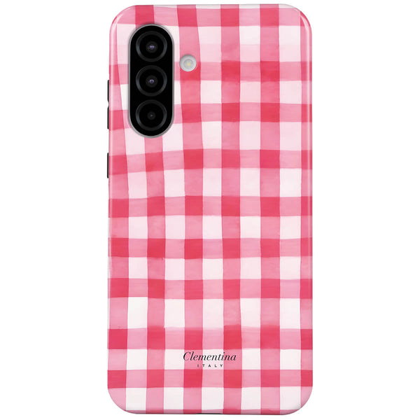 Pink Gingham Tough Case