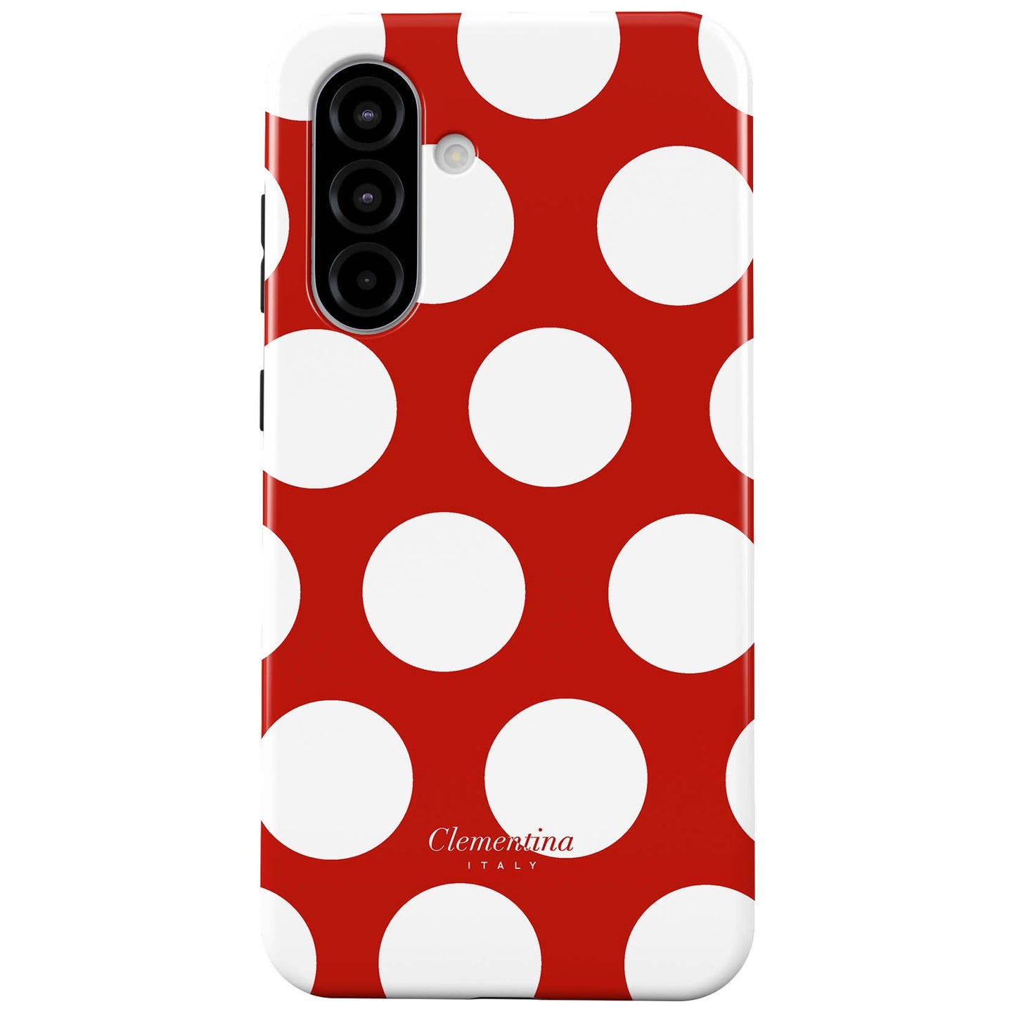 White Polka Dots Tough Case