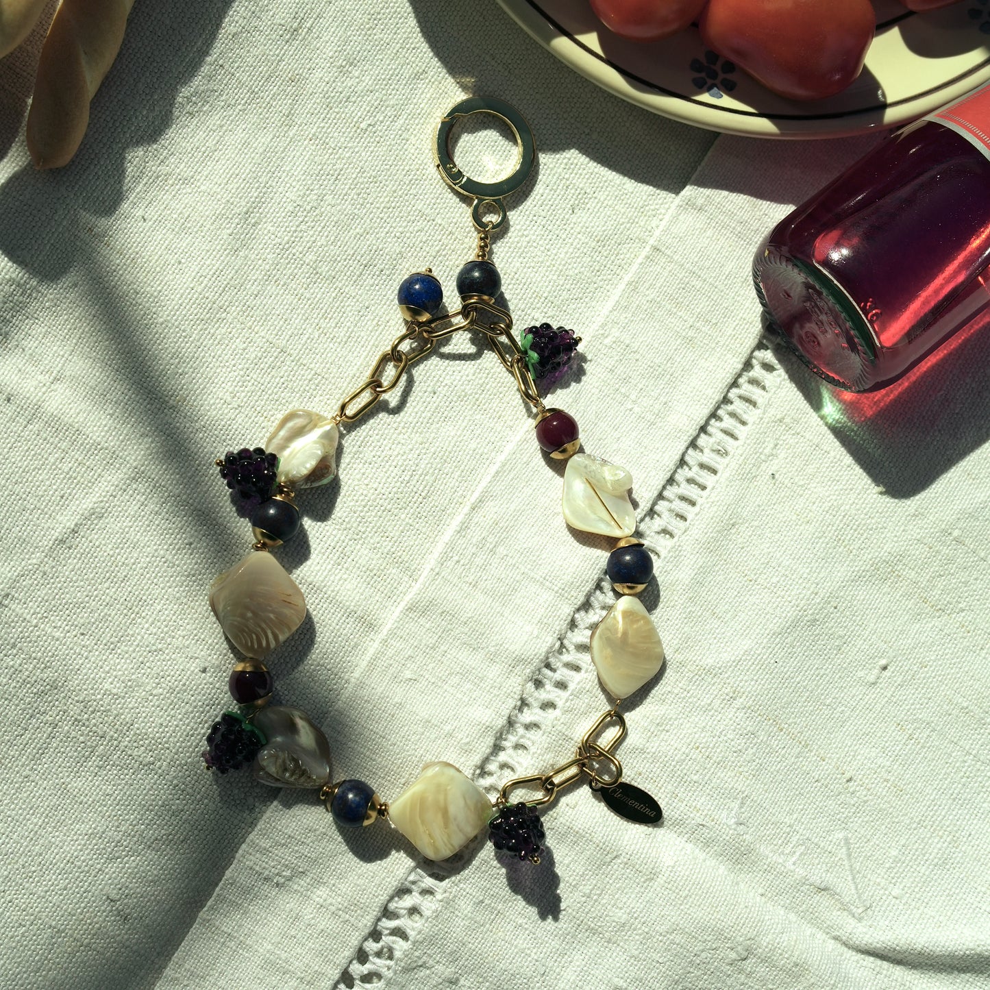 Grape - Phone charm