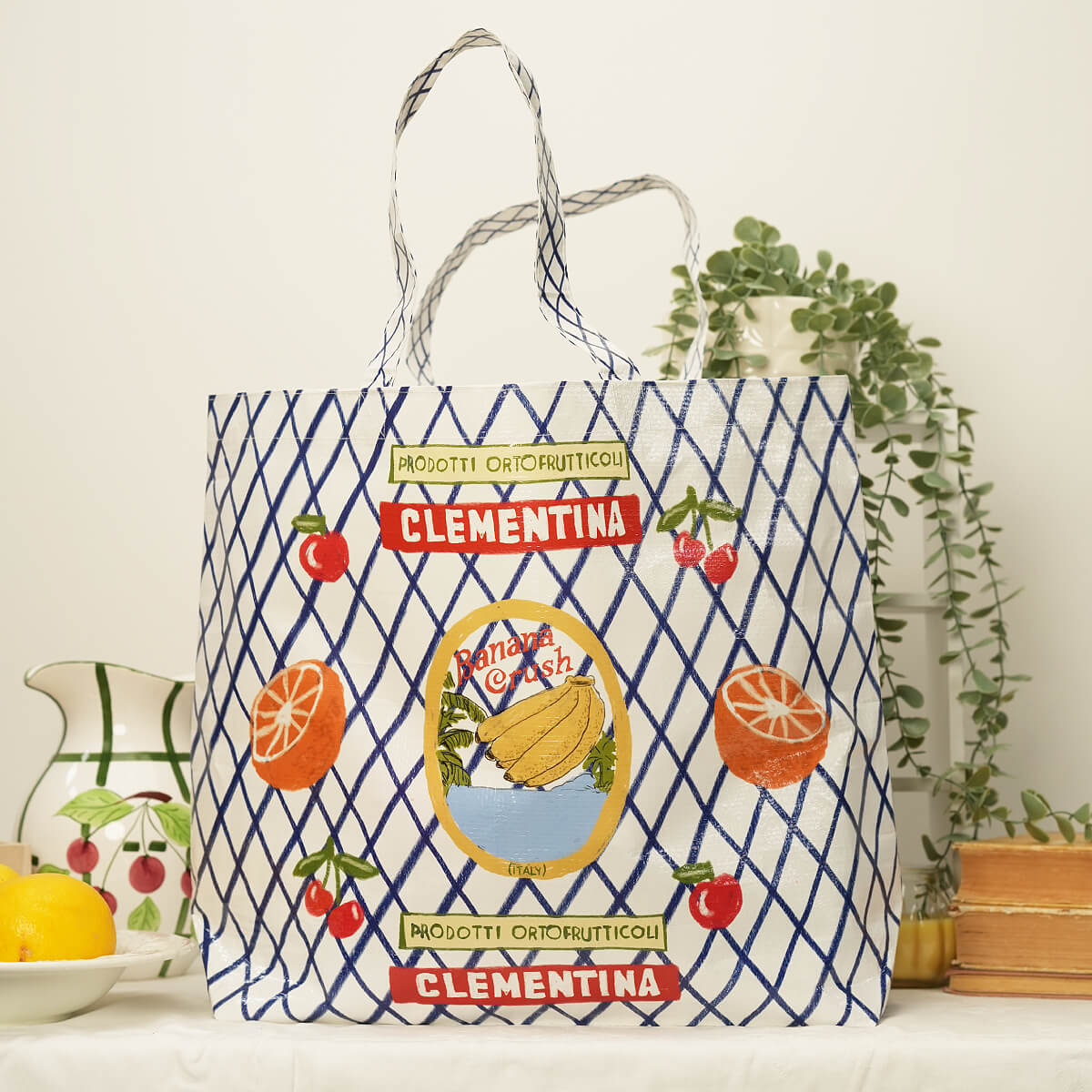 Banana Crush recycled plastic beach bag