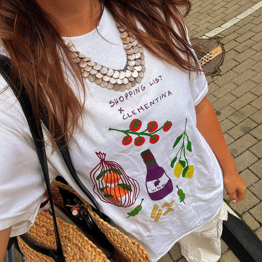 Shopping list t-shirt