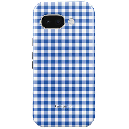 Blue Gingham Tough Case