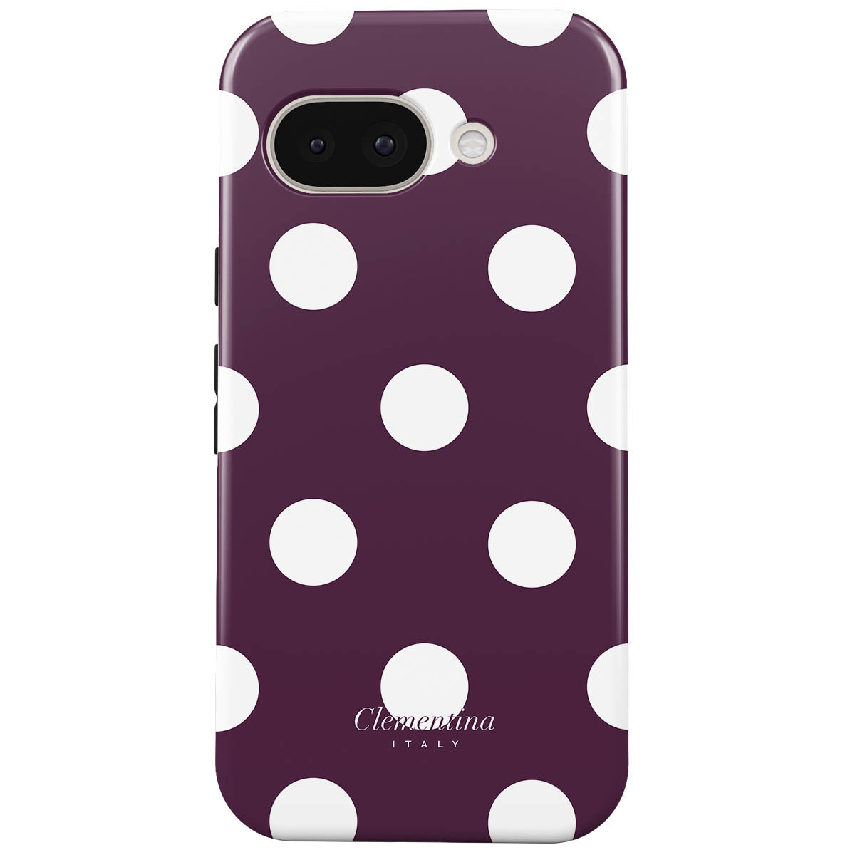 Burgundy Dots Tough Case