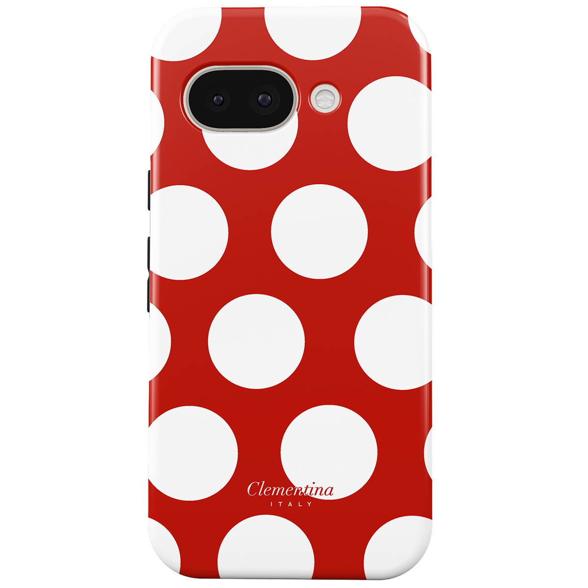 White Polka Dots Tough Case