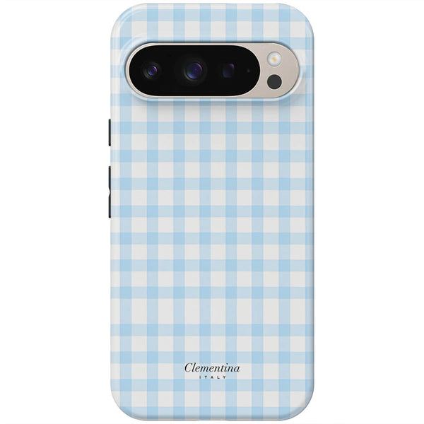 Baby Blue Gingham Tough Case