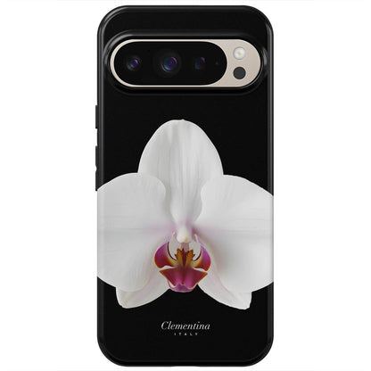 White Orchid Magnetic Tough Phone Case