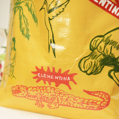 Lotus recycled plastic beach bag
