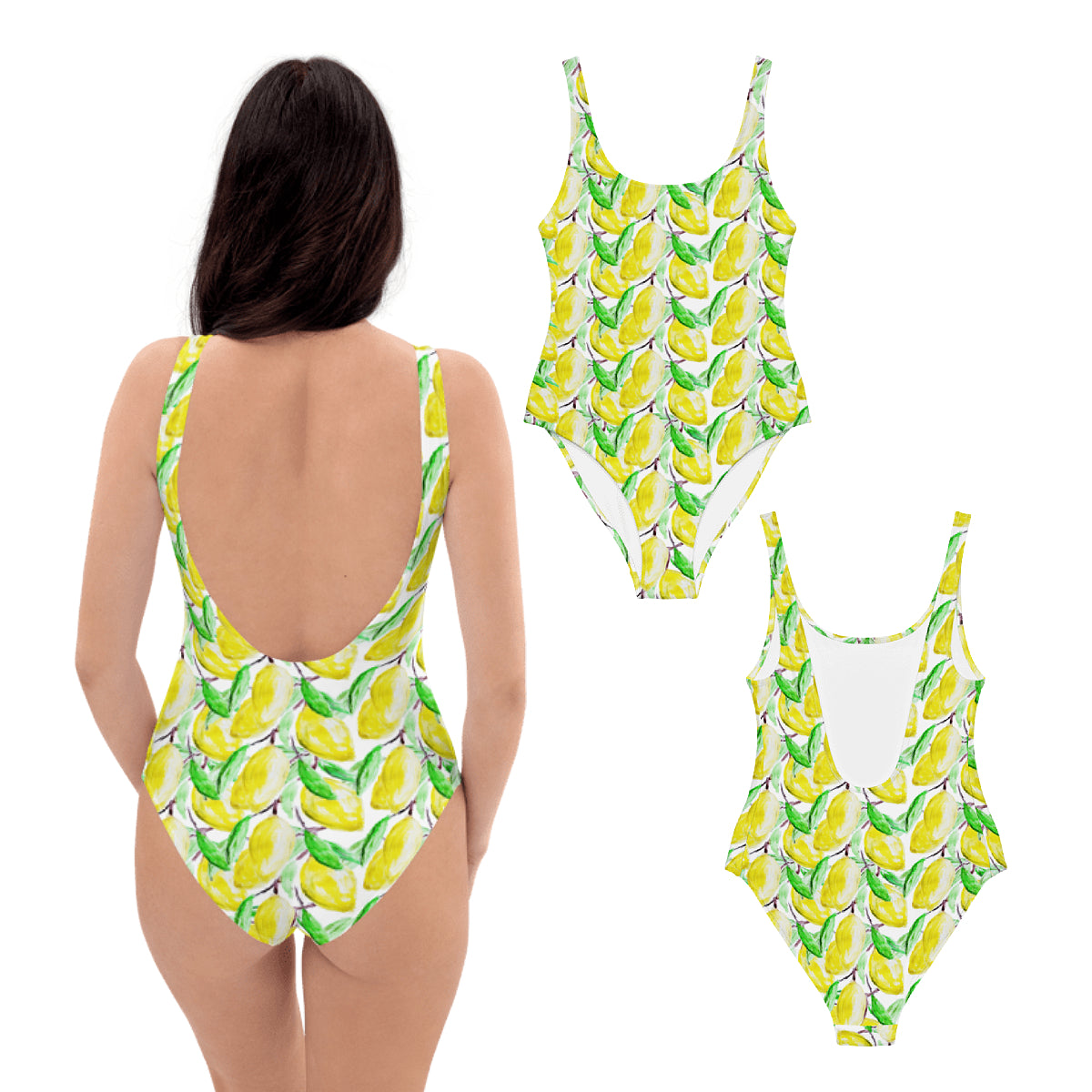 Sicilian Lemons One-Piece Swimsuit