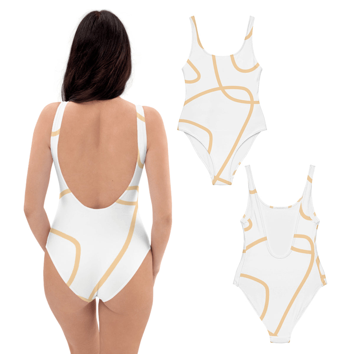 Clementina Nude One-Piece Swimsuit