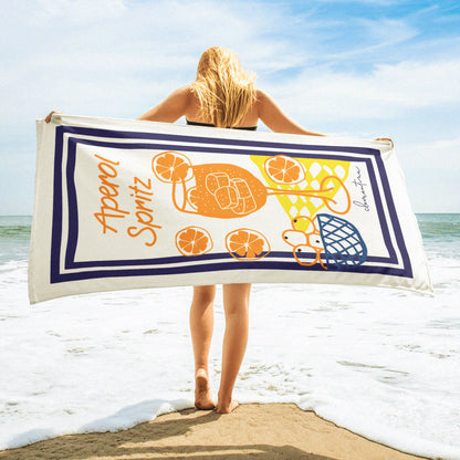 Aperol Spritz Beach Blanket / Towel