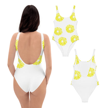 Fiori Gialli One-Piece Swimsuit