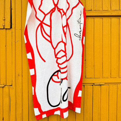 Ciao Lobster Beach Blanket / Towel