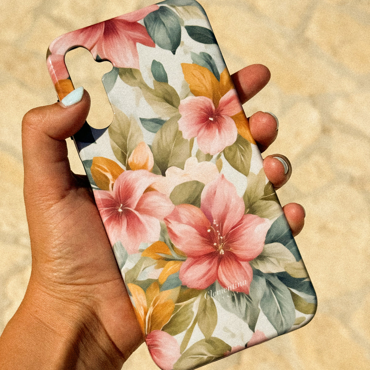 Peonies Snap Case