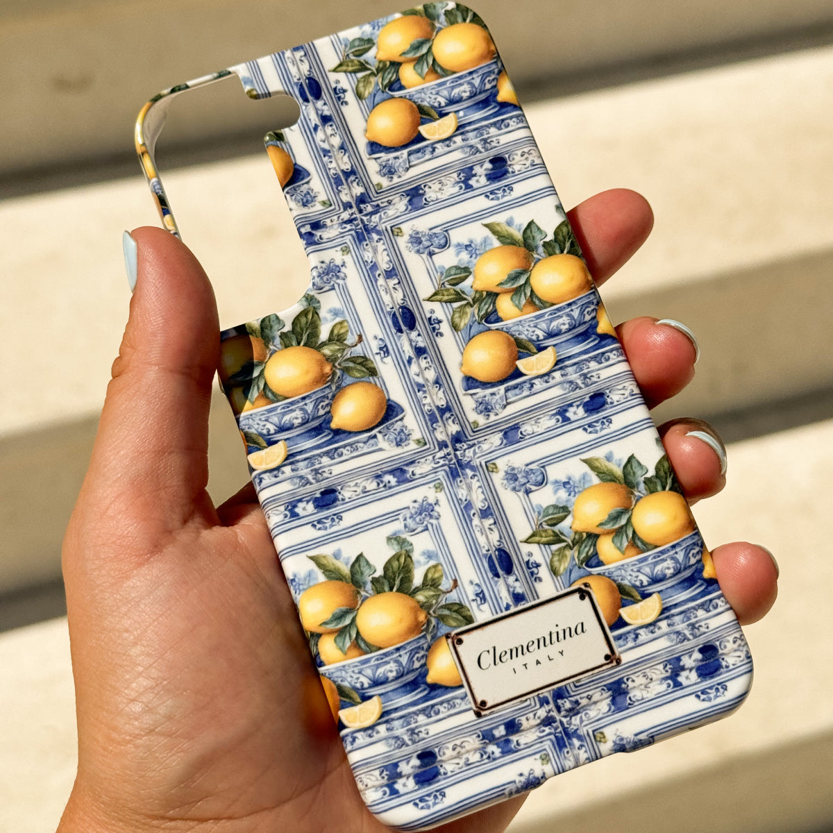 Lemon Majolica Tough Case