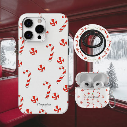 Candy Cane Snap Case