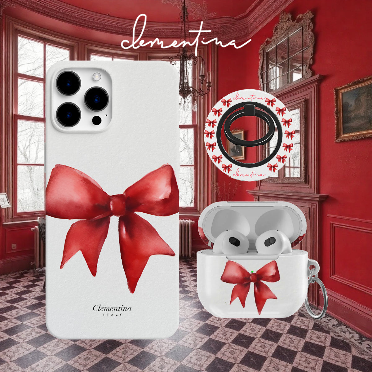 Red Bow Tough Case