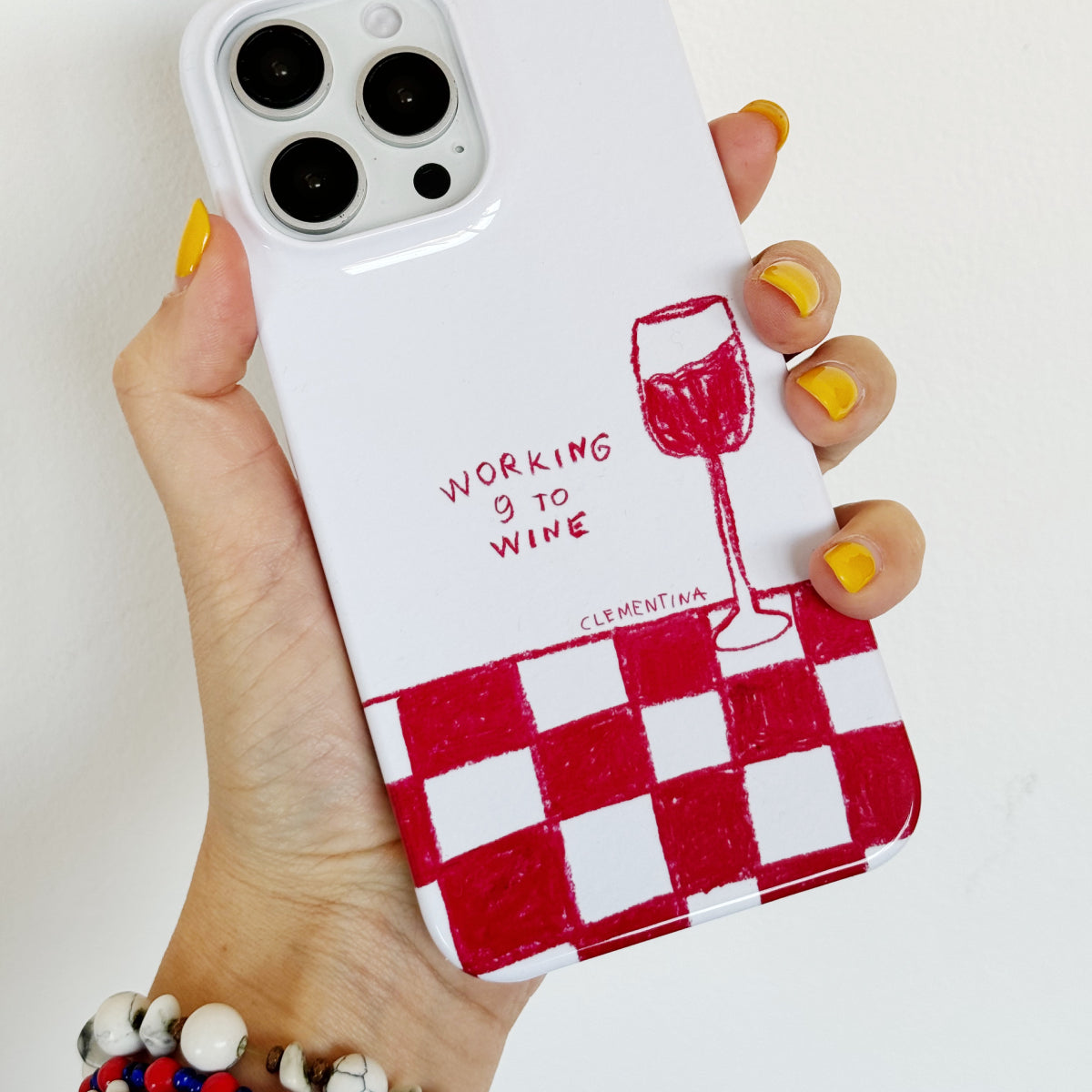 9 to Wine Snap Case