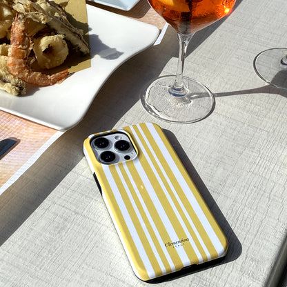 Yellow Stripes Snap Case