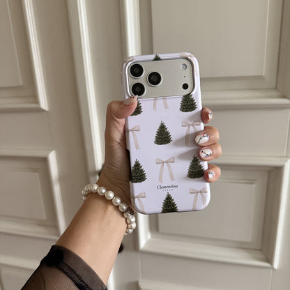 Christmas Trees and Bows Magnetic Tough Phone Case