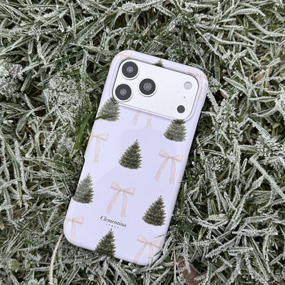 Christmas Trees and Bows Magnetic Tough Phone Case