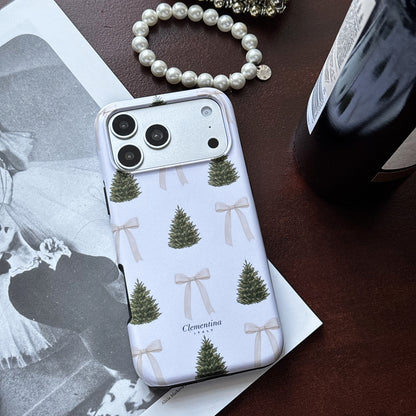 Christmas Trees and Bows Magnetic Tough Phone Case