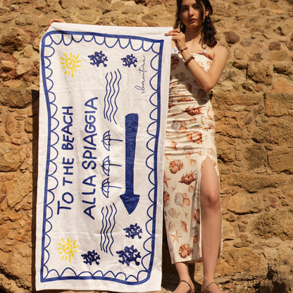 Alla Spiaggia Beach Blanket / Towel