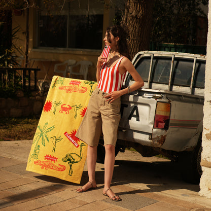 Lotus Beach Blanket / Towel