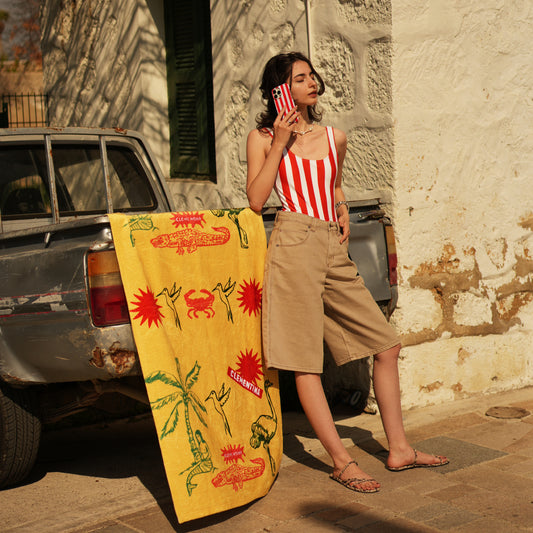 Lotus Beach Blanket / Towel