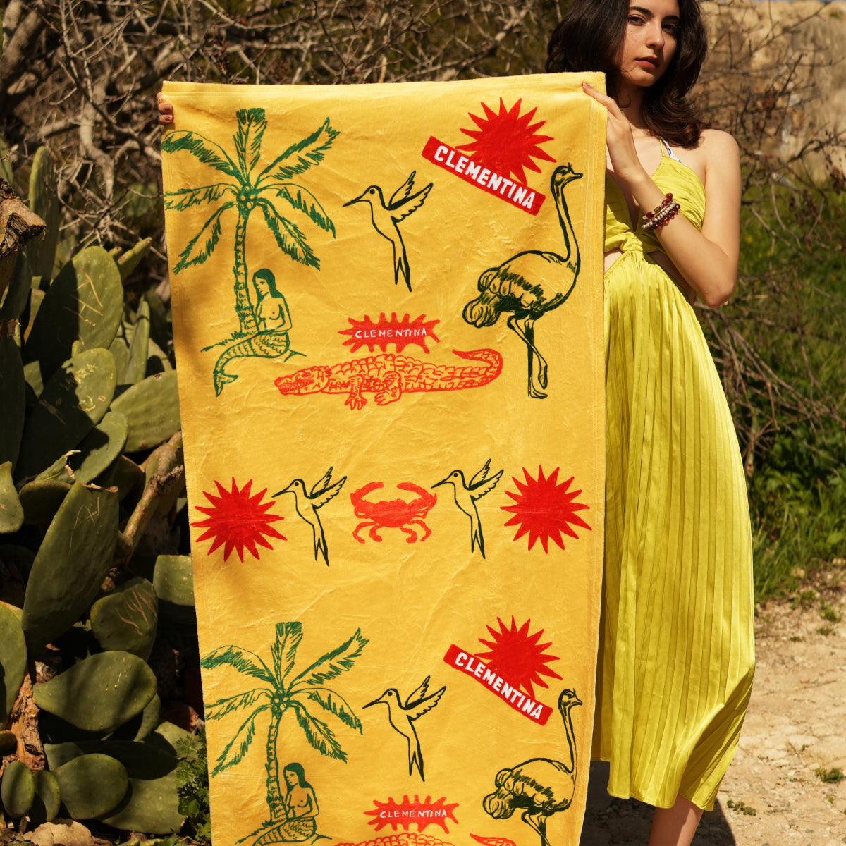 Lotus Beach Blanket / Towel