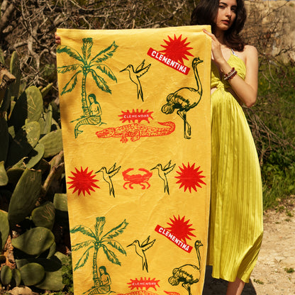 Lotus Beach Blanket / Towel