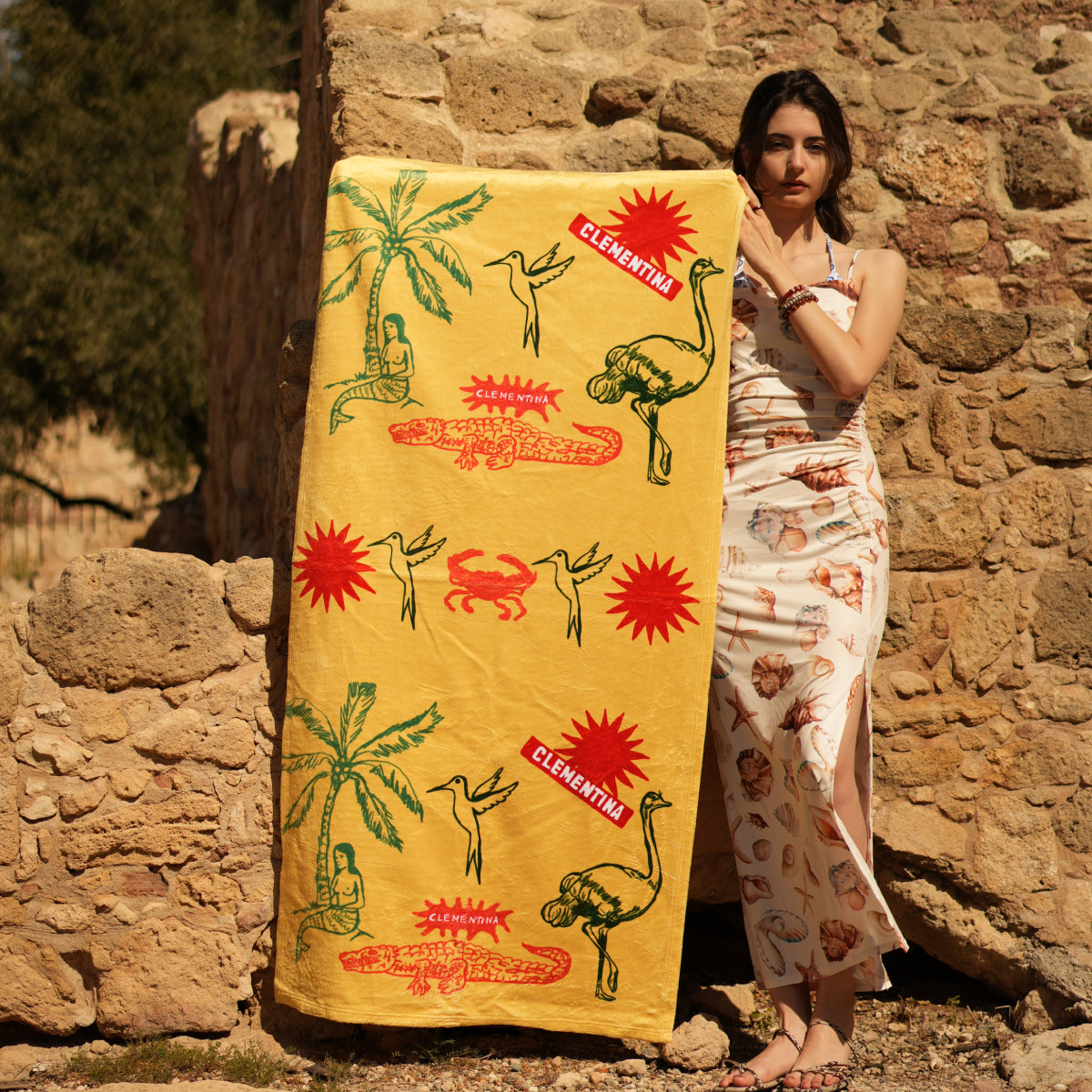 Lotus Beach Blanket / Towel