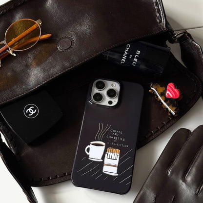 Coffee and Cigarettes Dark Tough Case