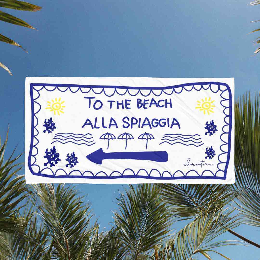 Alla Spiaggia Beach Blanket / Towel