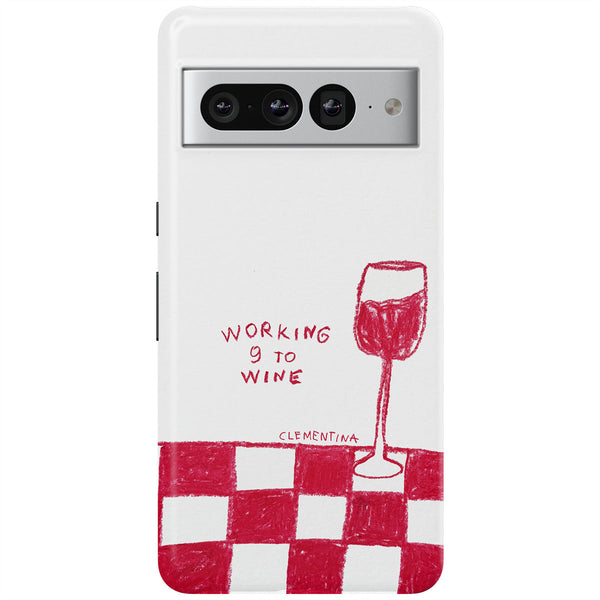 9 to Wine Snap Case