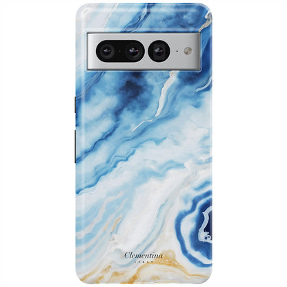 Marble Azzurro Snap Case