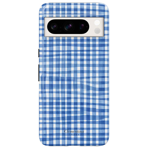 Blue Gingham Tough Case