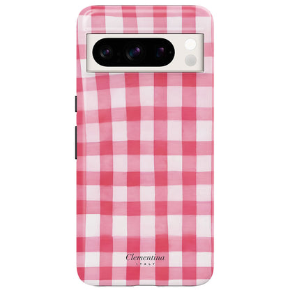 Pink Gingham Tough Case