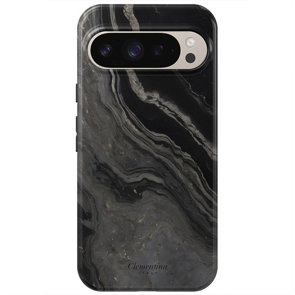 Black Marble Tough Case