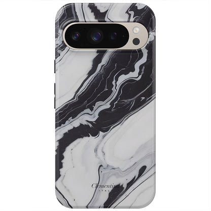 Black & White Magnetic Tough Phone Case