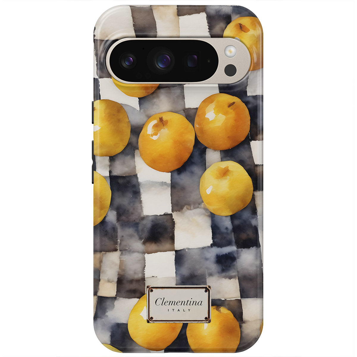 Gingham & Citrus Magnetic Tough Phone Case