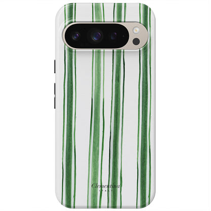 Green Stripes Tough Case