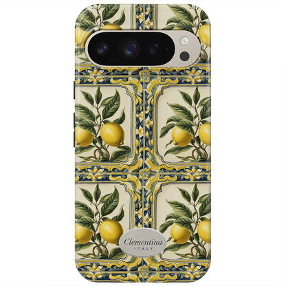 Lemon Tile Magnetic Tough Phone Case