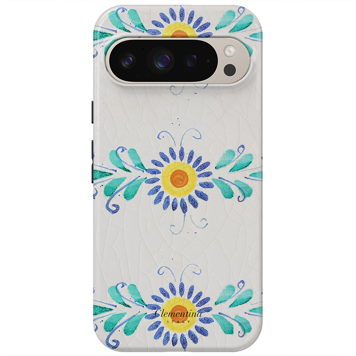 Majolica Flower Magnetic Tough Phone Case