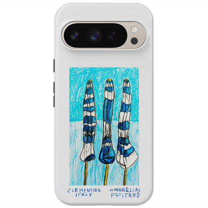 Umbrellas in Positano Magnetic Tough Phone Case