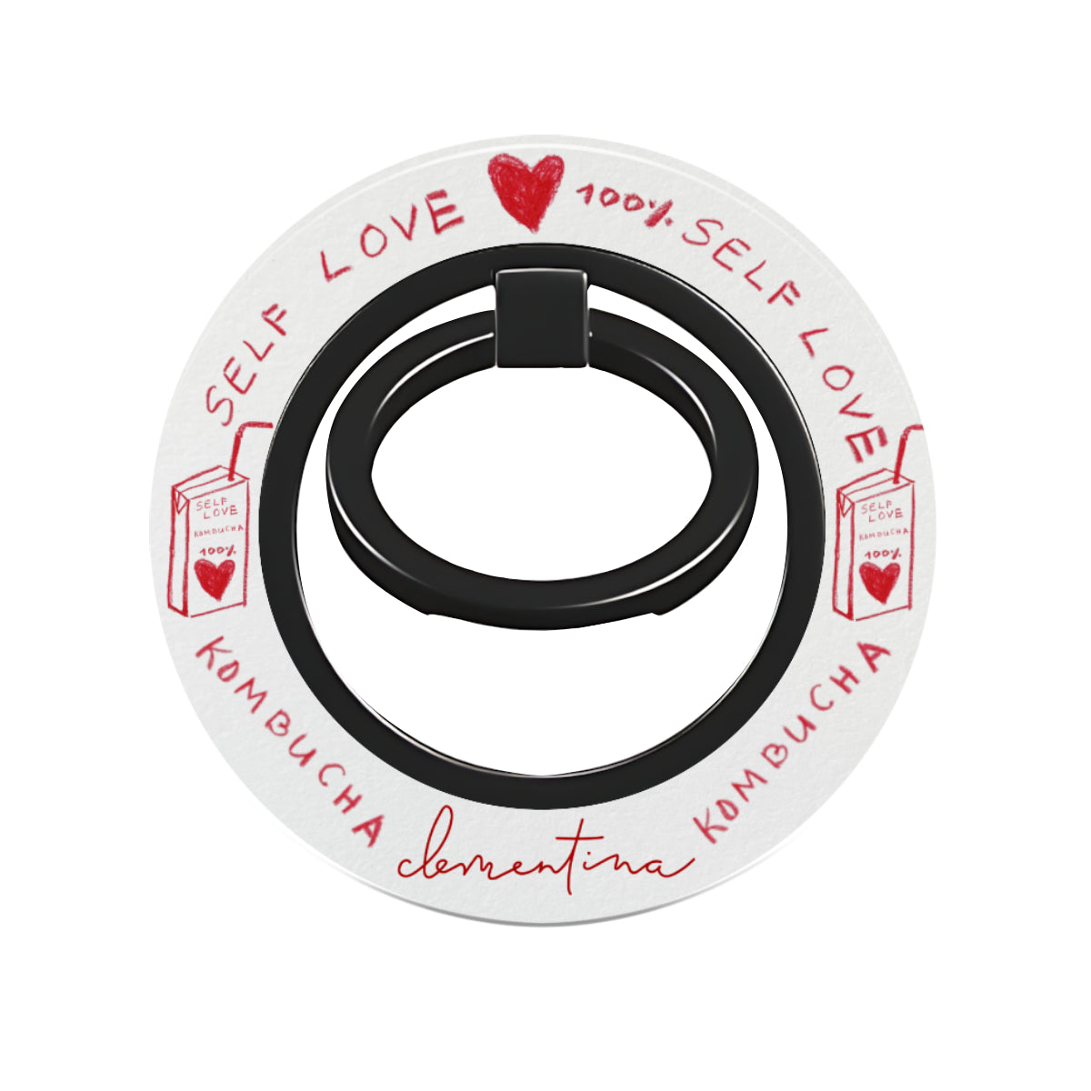 Self Love Kombucha Ring Holder