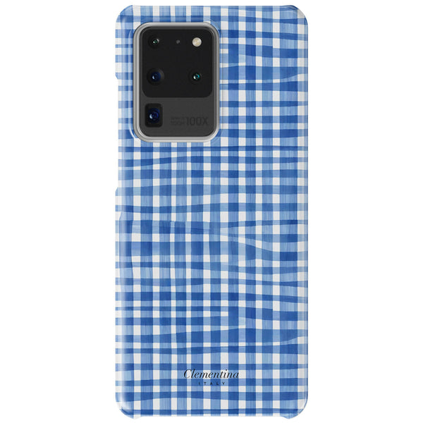 Blue Gingham Tough Case