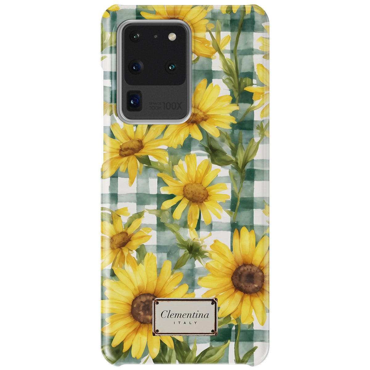 Gingham and Flowers Tough Case